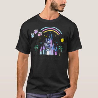 My Happy Place Vector Art Illustration. Magic Prin T-Shirt