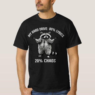 My Hard Drive 80  Lyrics 20 Chaos T-Shirt