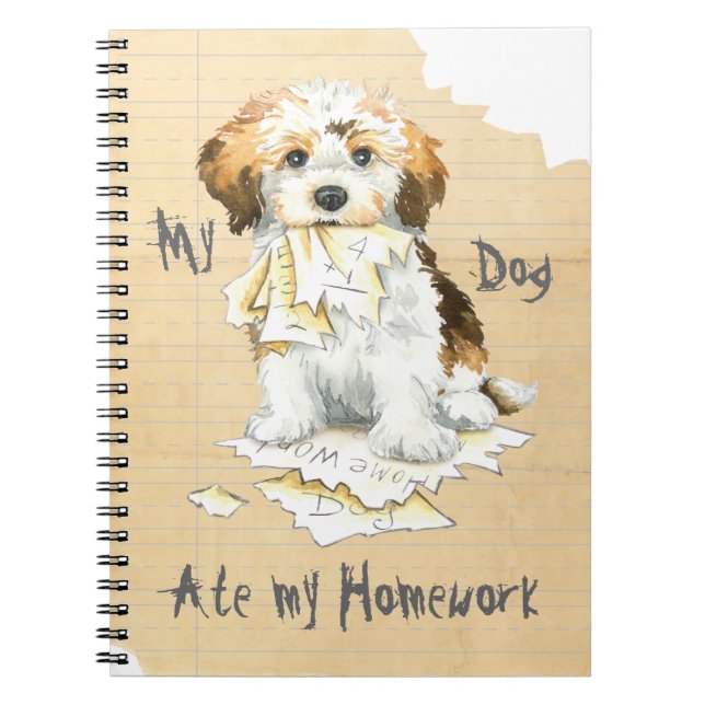 My Havanese Ate My Homework Notebook (Front)