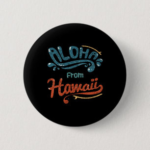 My Hawaiian Shirttropical Luau Costume Party Tee 6 Cm Round Badge