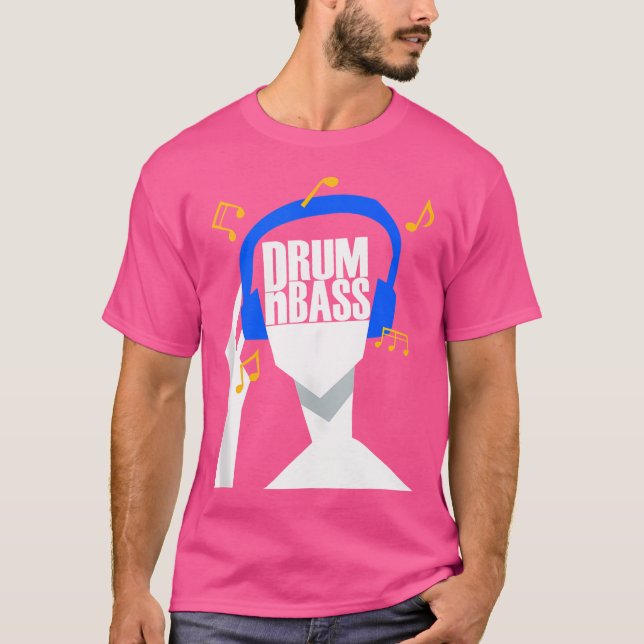 My Headphones Plays Only Drum And Bass Or Drumnbas T-Shirt (Front)