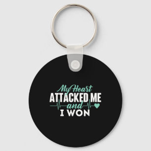 My Heart Attacked Me And I Won - Heart Attack Key Ring