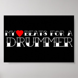 My Heart Beats For a Drummer Poster