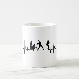 My Heart Beats For Baseball Mug