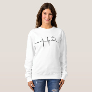 My heart beats for coffee sweatshirt
