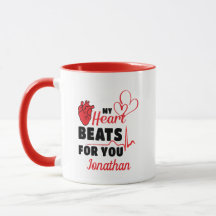 My Heart Beats For You Personalised
