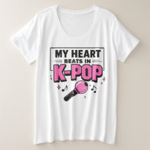 My Heart Beats in K-POP Graphic Tee