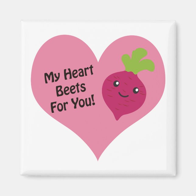 My Heart Beets For You Magnet (Front)