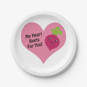 My Heart Beets for you Paper Plate