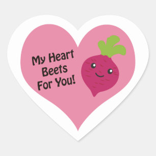 My Heart Beets For You Sticker