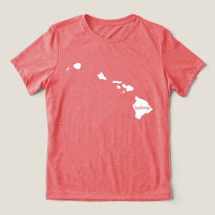 My Heart Belongs In Hawaii, State Pride Tri-Blend Shirt