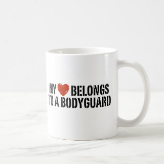 My Heart Belongs to a Bodyguard Coffee Mug