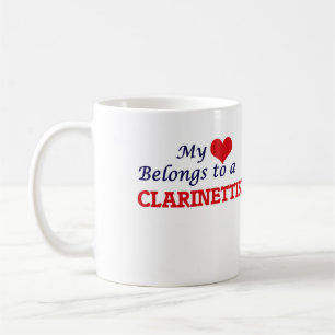 My heart belongs to a Clarinettist Coffee Mug