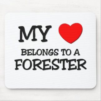 My Heart Belongs To A FORESTER Mouse Mat