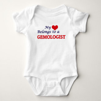 My heart belongs to a Gemmologist Baby Bodysuit