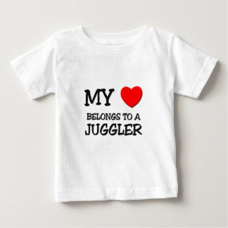 My Heart Belongs To A JUGGLER Baby T-Shirt
