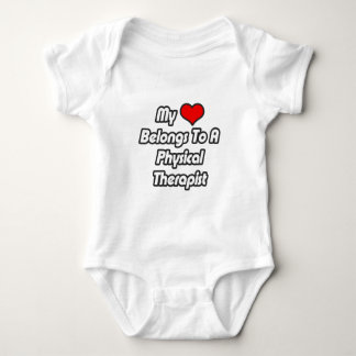 My Heart Belongs To A Physical Therapist Baby Bodysuit