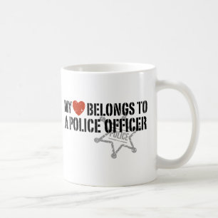 My Heart Belongs to a Policeman Coffee Mug
