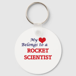 My heart belongs to a Rocket Scientist Key Ring