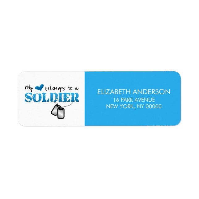 My Heart Belongs To A Soldier (Front)