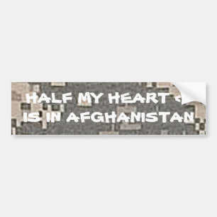 My Heart Belongs To A Soldier Love Art Bumper Sticker