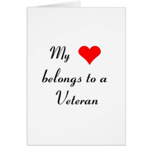 "My Heart Belongs to a Veteran"