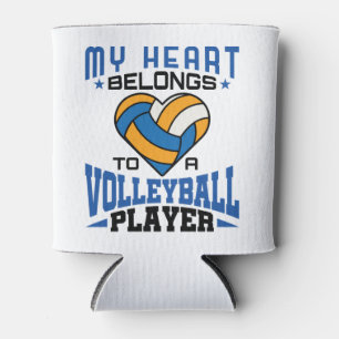 My Heart Belongs to a Volleyball Player Can Cooler