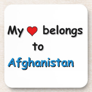 My heart belongs to Afghanistan Coaster