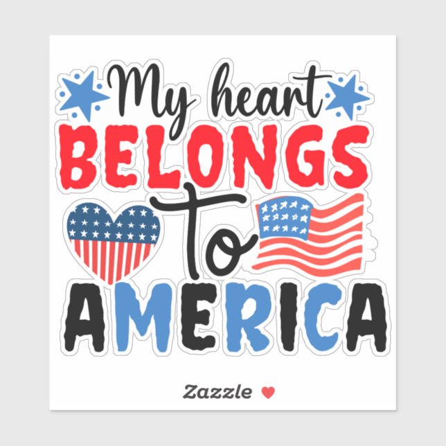 My Heart Belongs to America - Patriotic Love-66625 (Sheet)