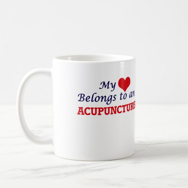 My Heart Belongs to an Acupuncturist Coffee Mug (Left)