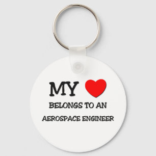 My Heart Belongs To An AEROSPACE ENGINEER Key Ring