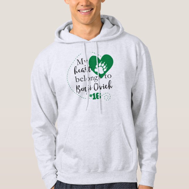 My Heart Belongs to Benji Ovich - Beartown Hoodie (Front)