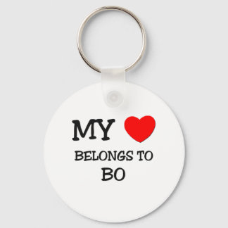 My Heart Belongs to Bo Key Ring