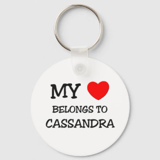 My Heart Belongs To CASSANDRA Key Ring