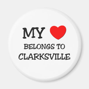 My heart belongs to CLARKSVILLE Magnet