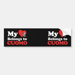 My Heart Belongs to Cuomo Bumper Sticker