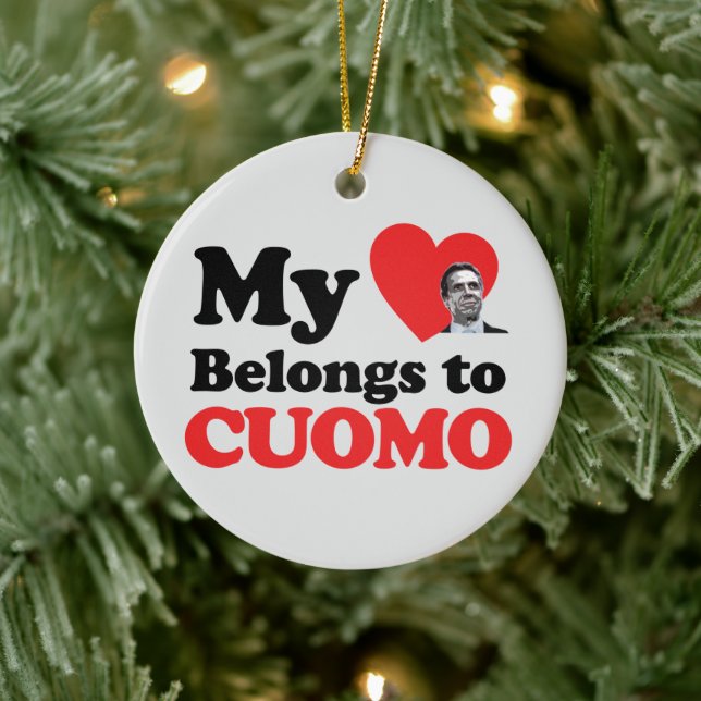 My Heart Belongs to Cuomo Ceramic Tree Decoration (Tree)