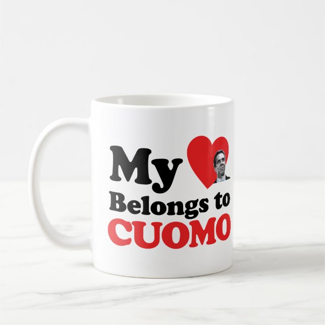 My Heart Belongs to Cuomo Coffee Mug (Left)