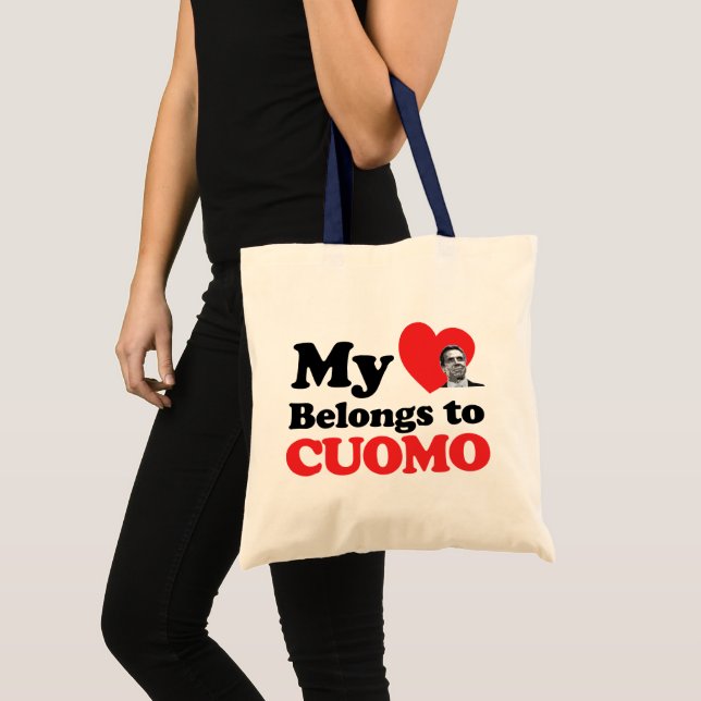 My Heart Belongs to Cuomo Tote Bag (Front (Product))
