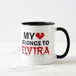My Heart Belongs to Elvira Mug