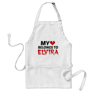 My Heart Belongs to Elvira Standard Apron