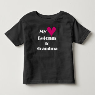 My Heart Belongs to Grandma Toddler T-Shirt