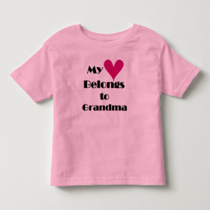 My Heart Belongs to Grandma Toddler T-Shirt
