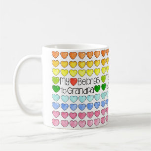 My Heart Belongs To Grandpa Mug