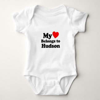 My Heart Belongs to Hudson Baby Bodysuit