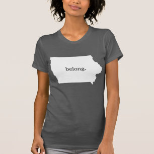My Heart Belongs To Iowa T-Shirt