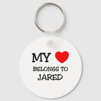 My Heart Belongs to Jared Key Ring