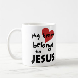 MY HEART BELONGS TO JESUS COFFEE MUG