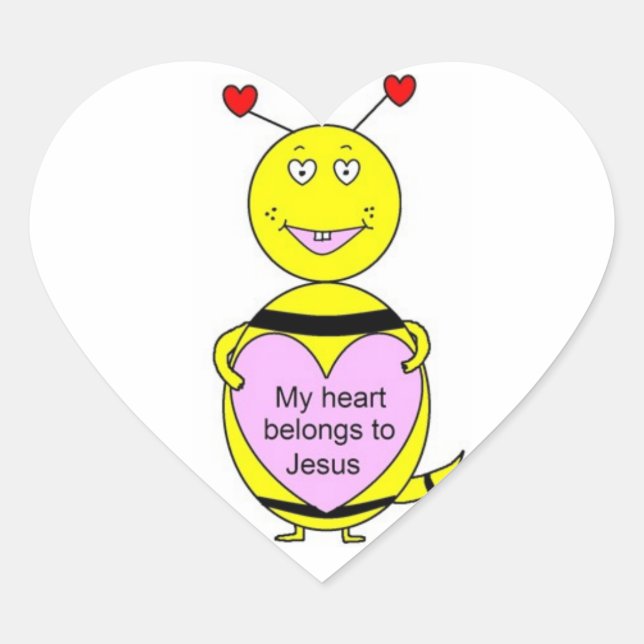 My Heart Belongs To Jesus Stickers (Front)