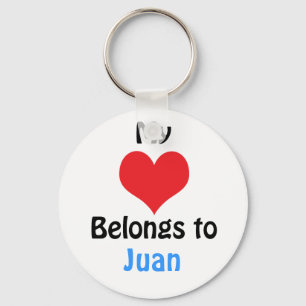 My heart Belongs to Juan Key Ring